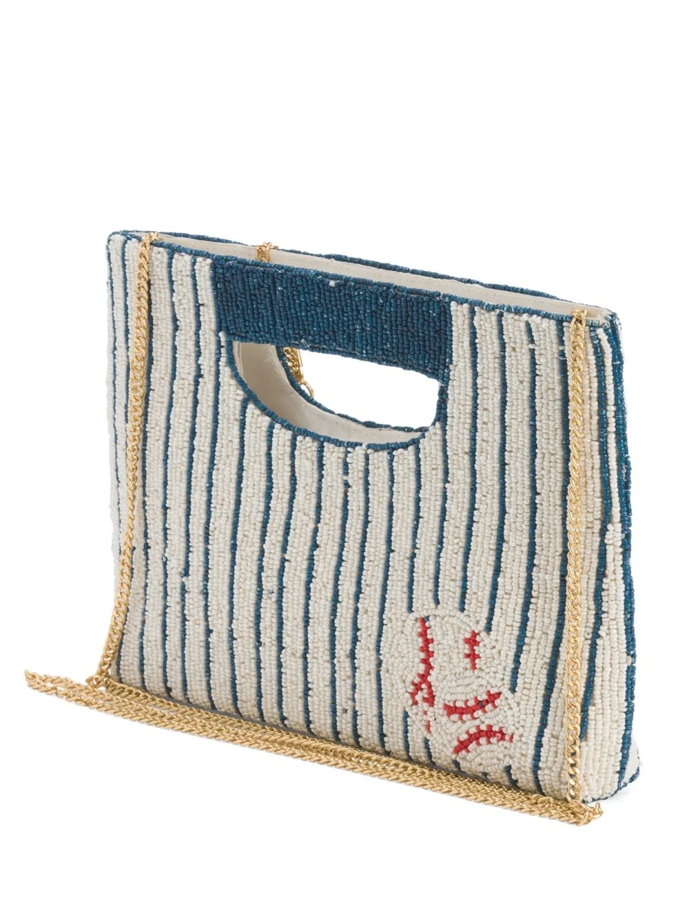 Made in India Baseball Beaded Clutch - Picture 3 of 3